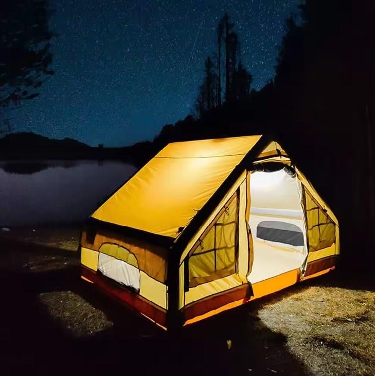 Çatı Tipi 5 Kişilik Şişme Kamp Çadırı 300x210x190cm Şişme Çadır