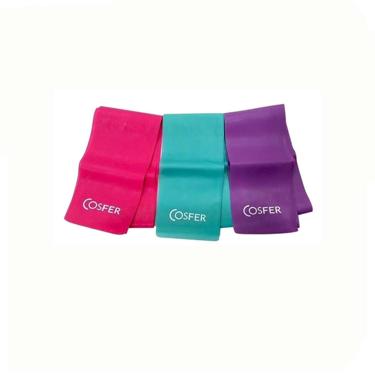 Cosfer 6Lı Pilates Seti Top Pompa Dambıl İp 3Lü Bant Set