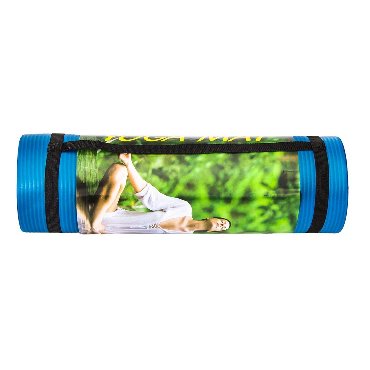 Cosfer CSF15MMM Yoga Pilates Matı 15 mm. Silikon - Mavi