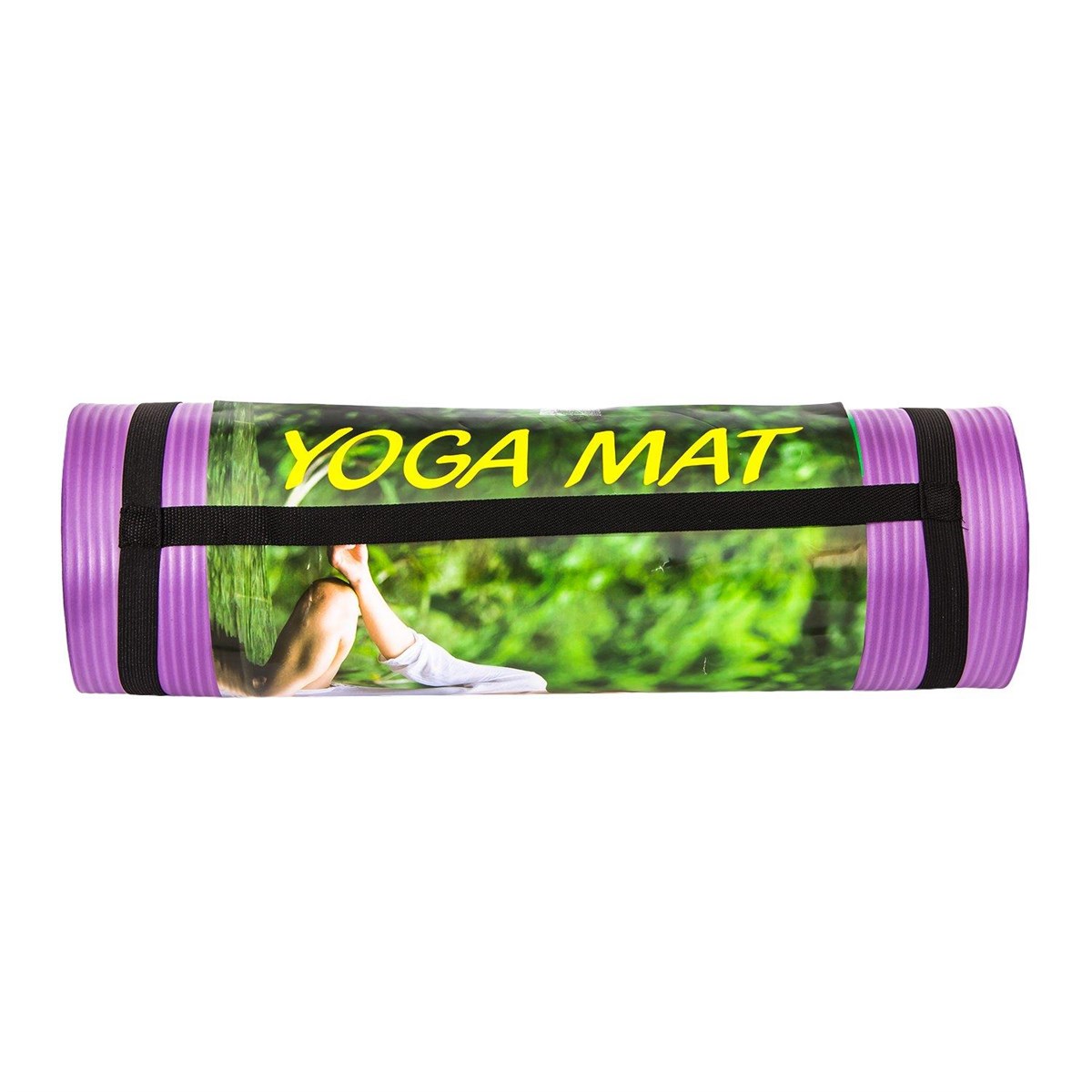 Cosfer CSF15MMMR Yoga Pilates Matı 15 mm. Silikon - Mor