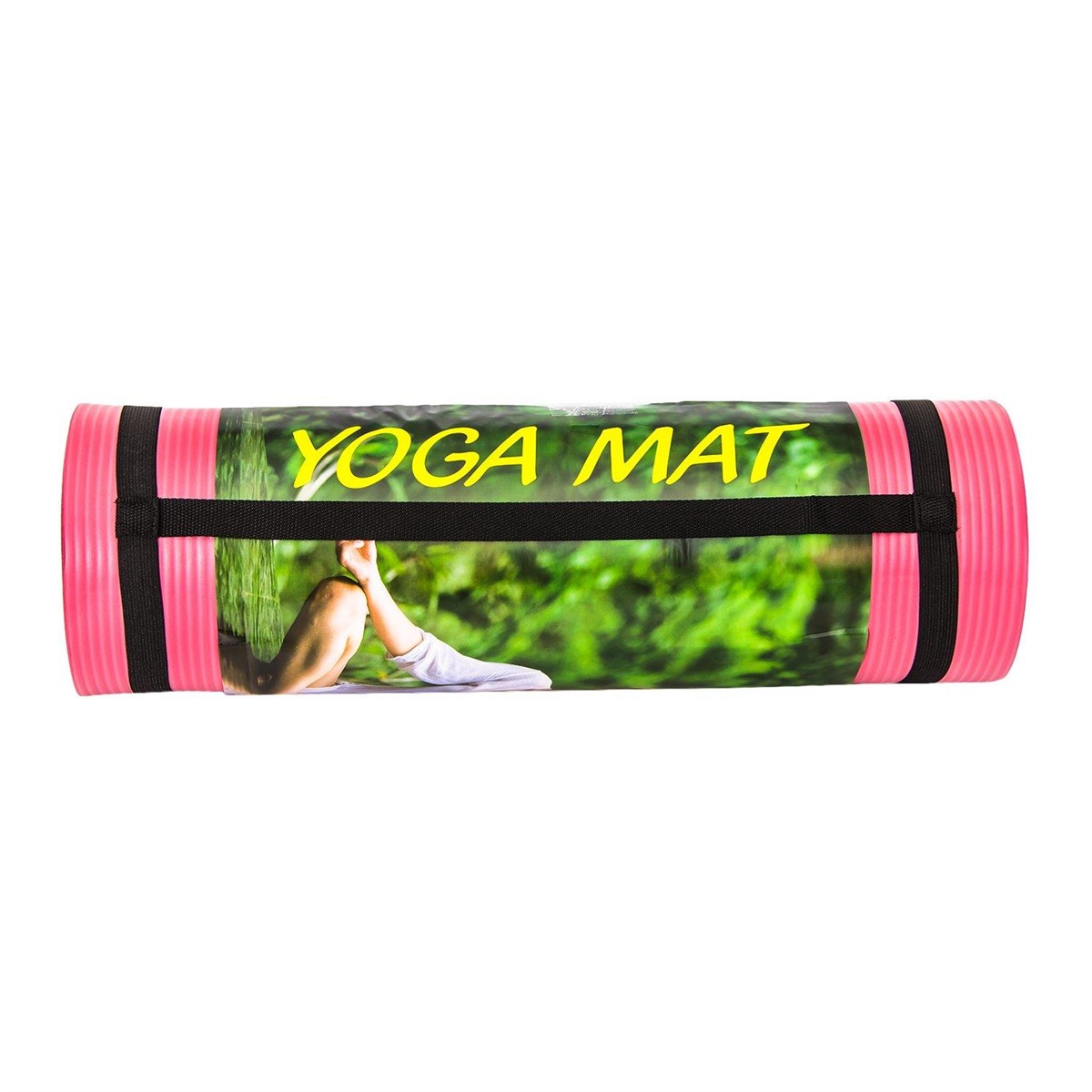 Cosfer CSF15MMP Yoga Pilates Matı 15 mm. Silikon - Pembe