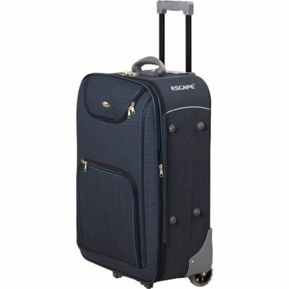 Escape 3lü Valiz Seti Havlu Kumaş Slikon Tekerlek