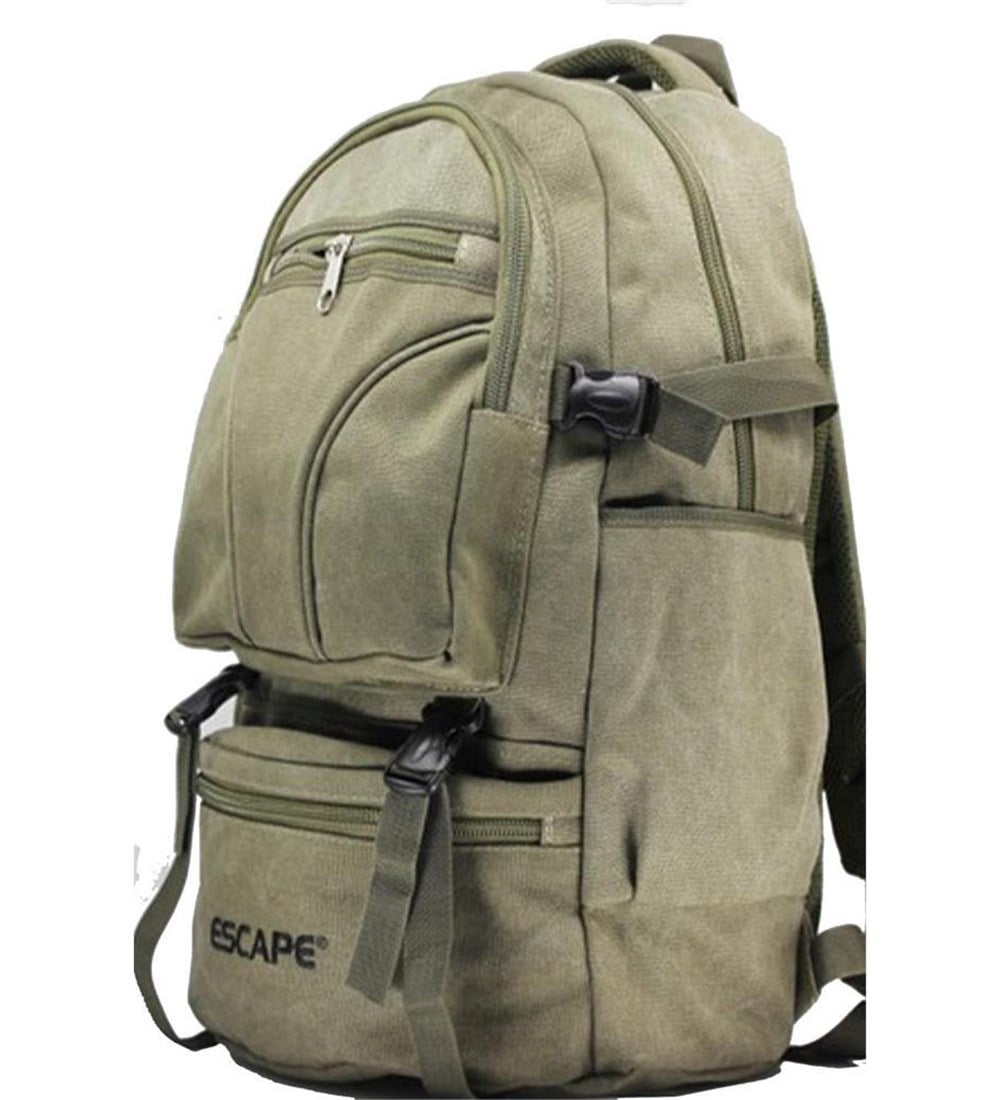 Escape 501 Canvas Kumaş Hafif Dağcı Sırt Çantası Yeşil