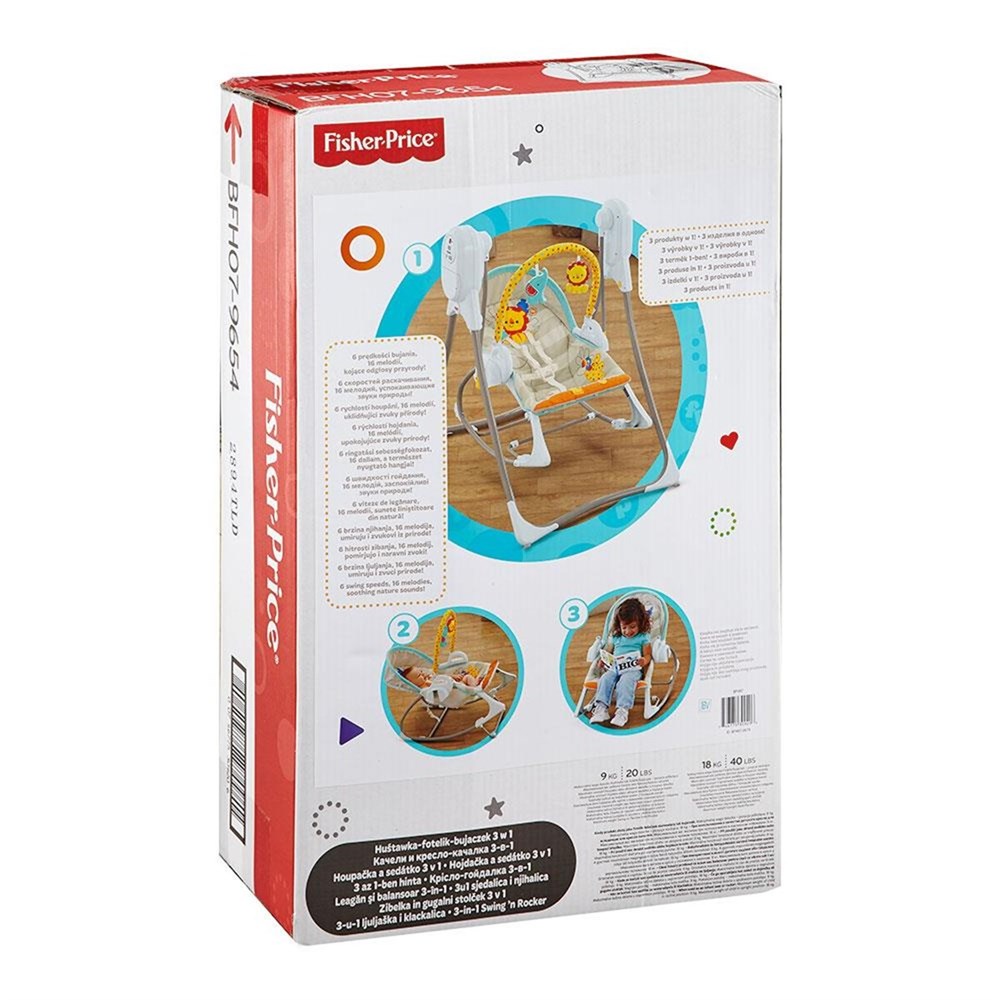 Fisher-Price 3ü 1 Arada Salıncak BFH07