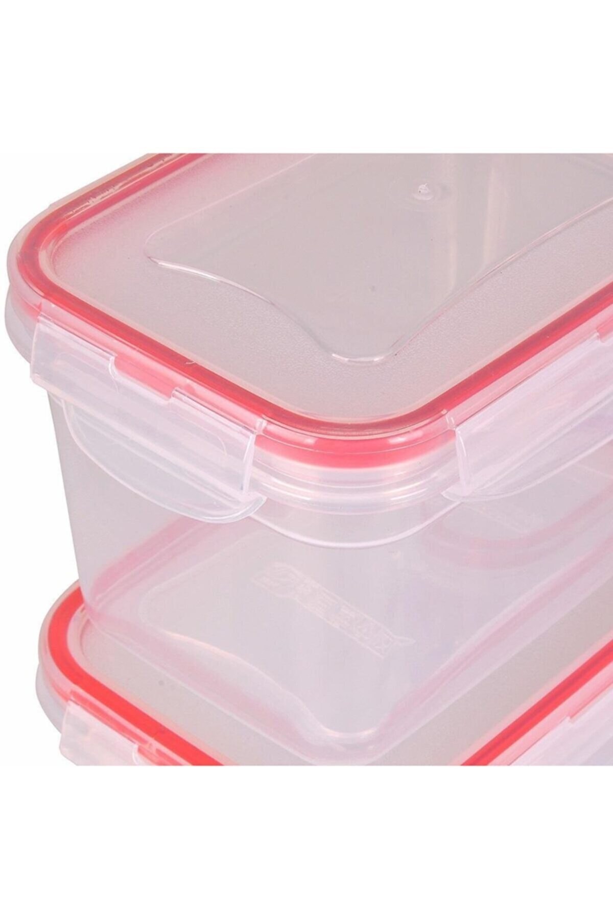 Fresh Box Kombi Set 6lı Dikdörtgen Kulplu Saklama Kabı Setİ