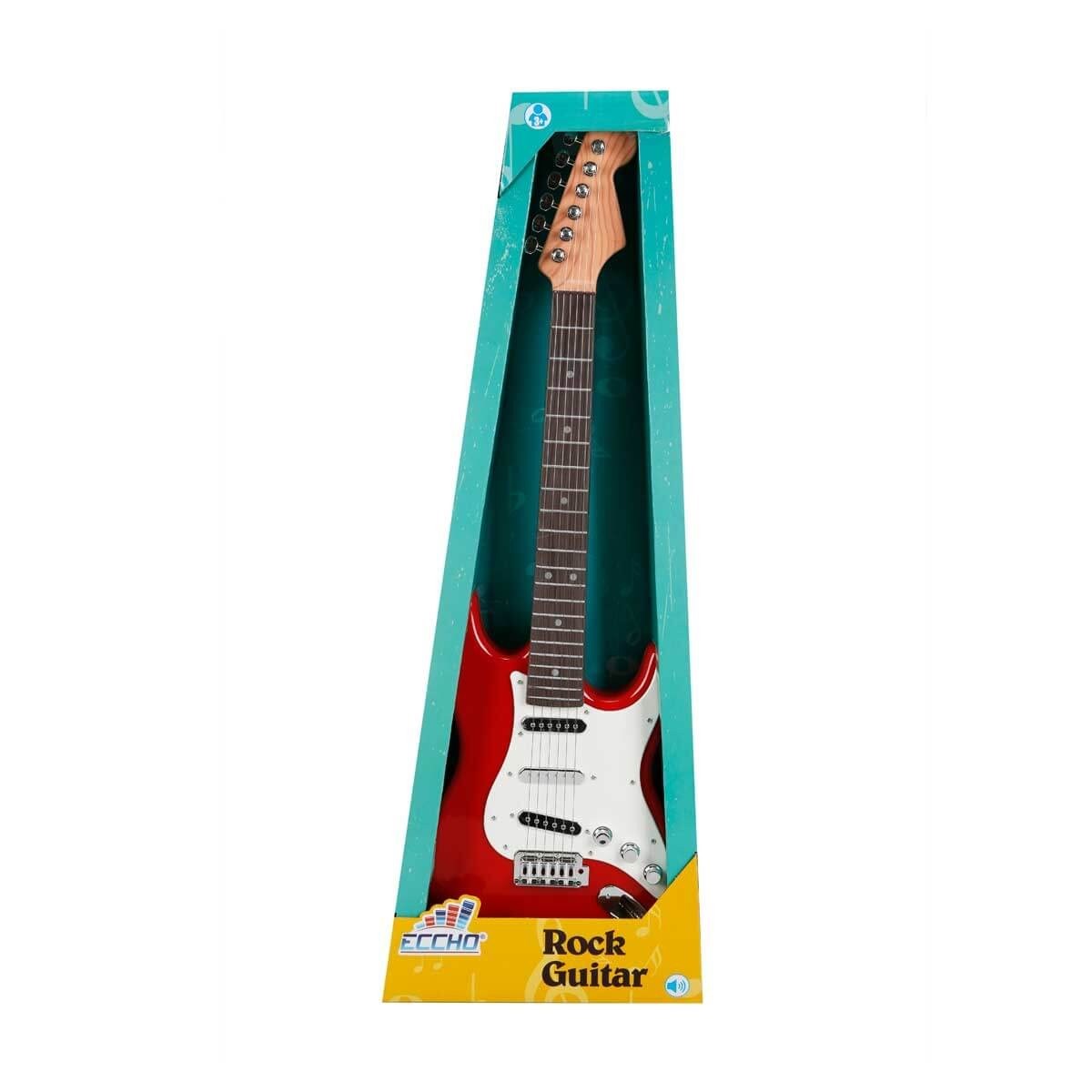 Gerçek Telli Elektronik Tuşlu Rock Gitar 68 cm.