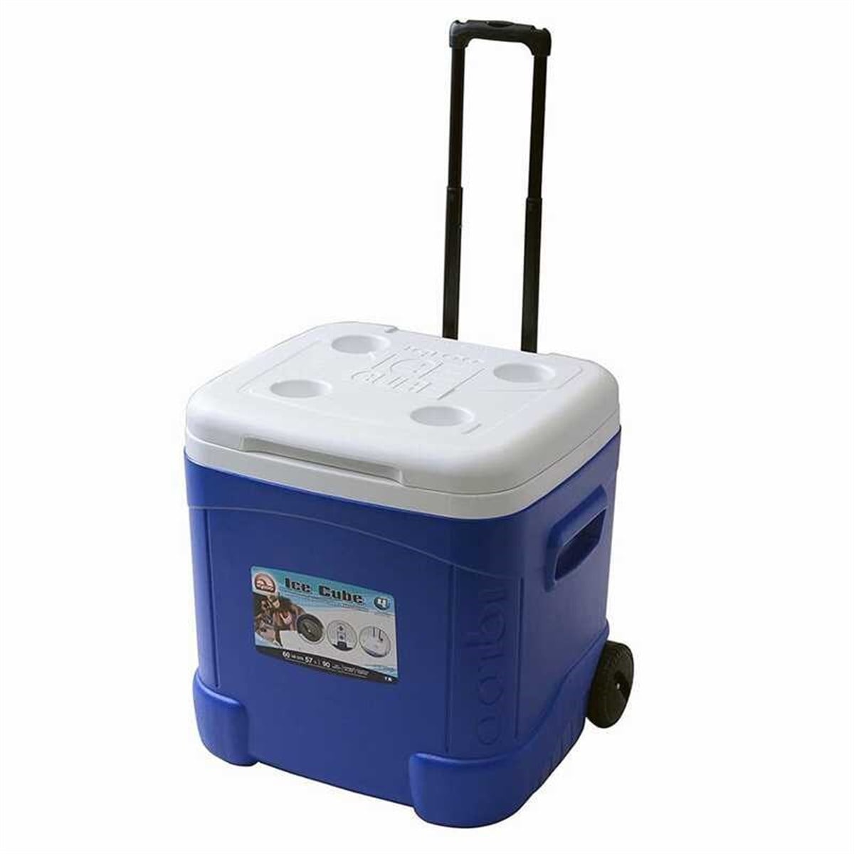 Igloo 60 QT Ice Cube Tekerlekli Buzluk 57 Litre-MAVİ