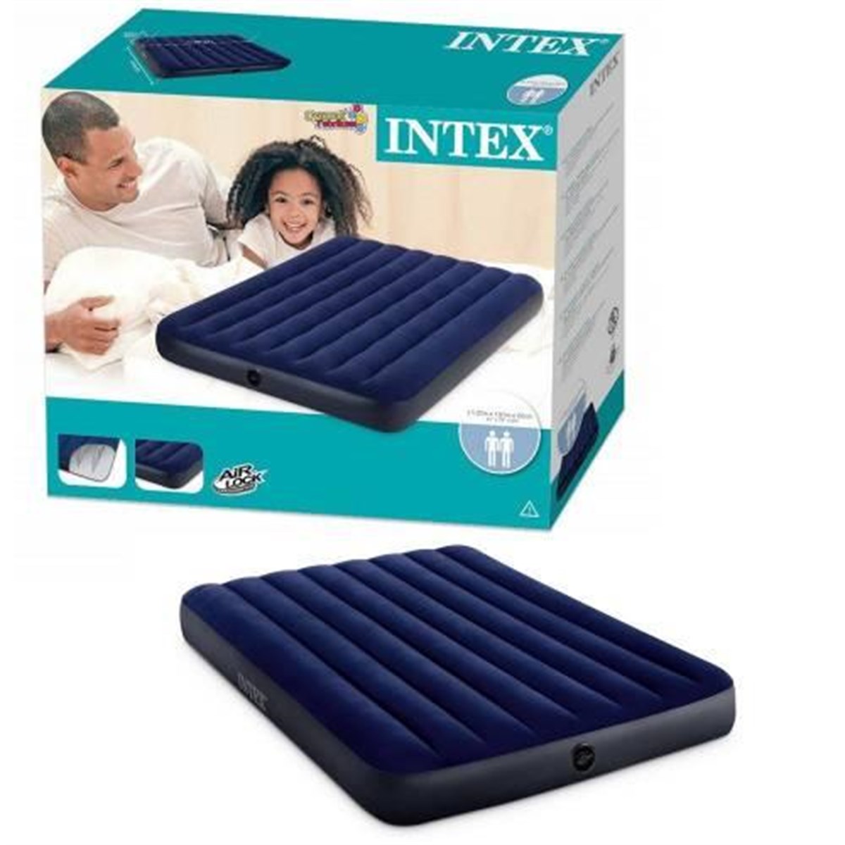 İntex 64758 Şişme Yatak Kamp Yatağı137x191x25Cm