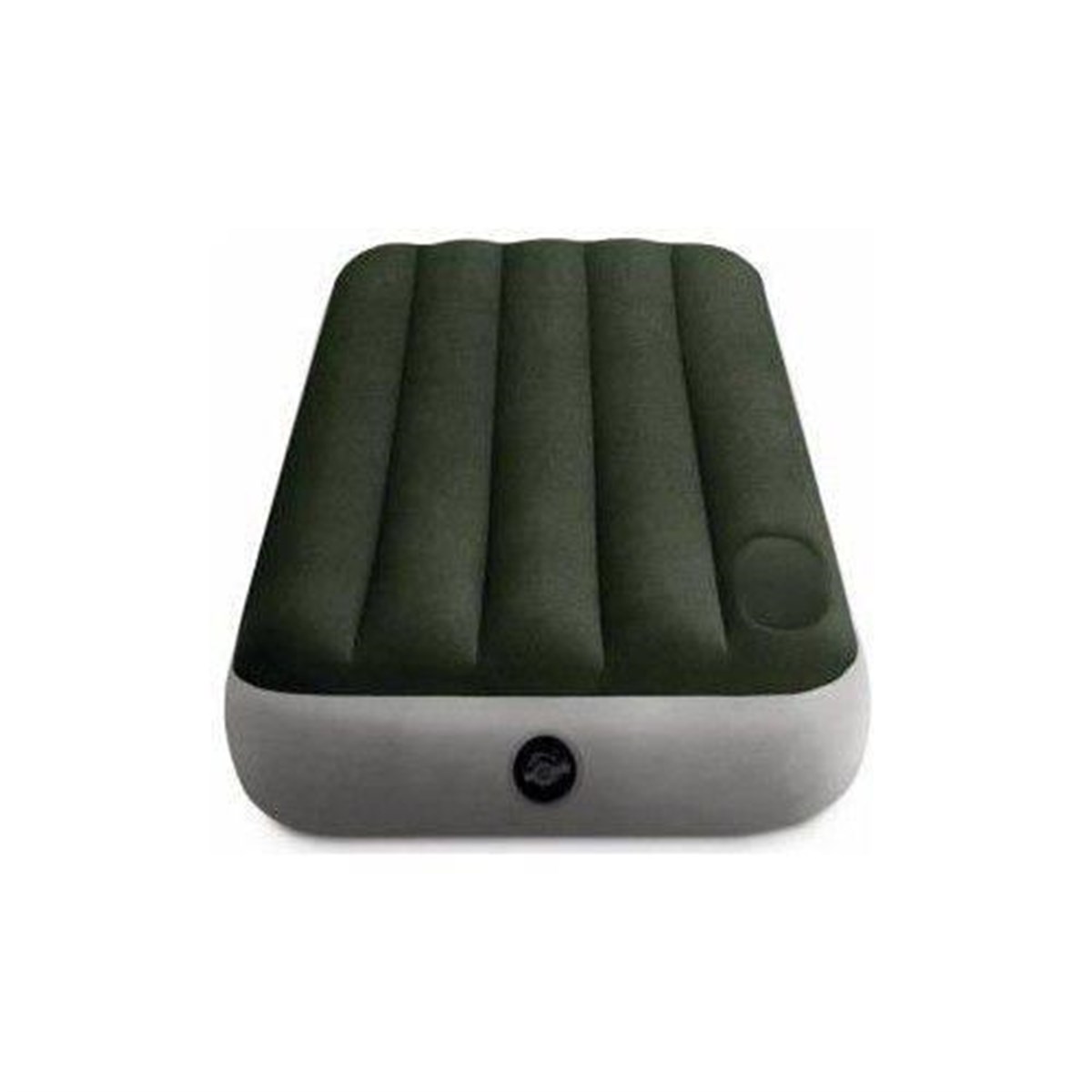 İntex 64760 Yeşil-Gri Renk Kendinden Ayak Pompalı Şişme Yatak 76x191x25 cm. 