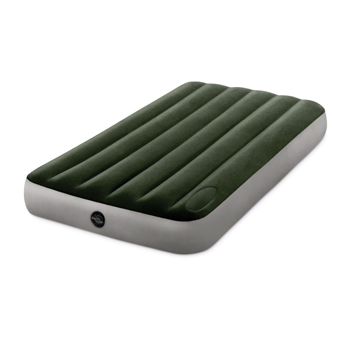 intex 64761 Şişme Yatak Ayak Pompalı Kamp Yatağı 99x191x25 Cm