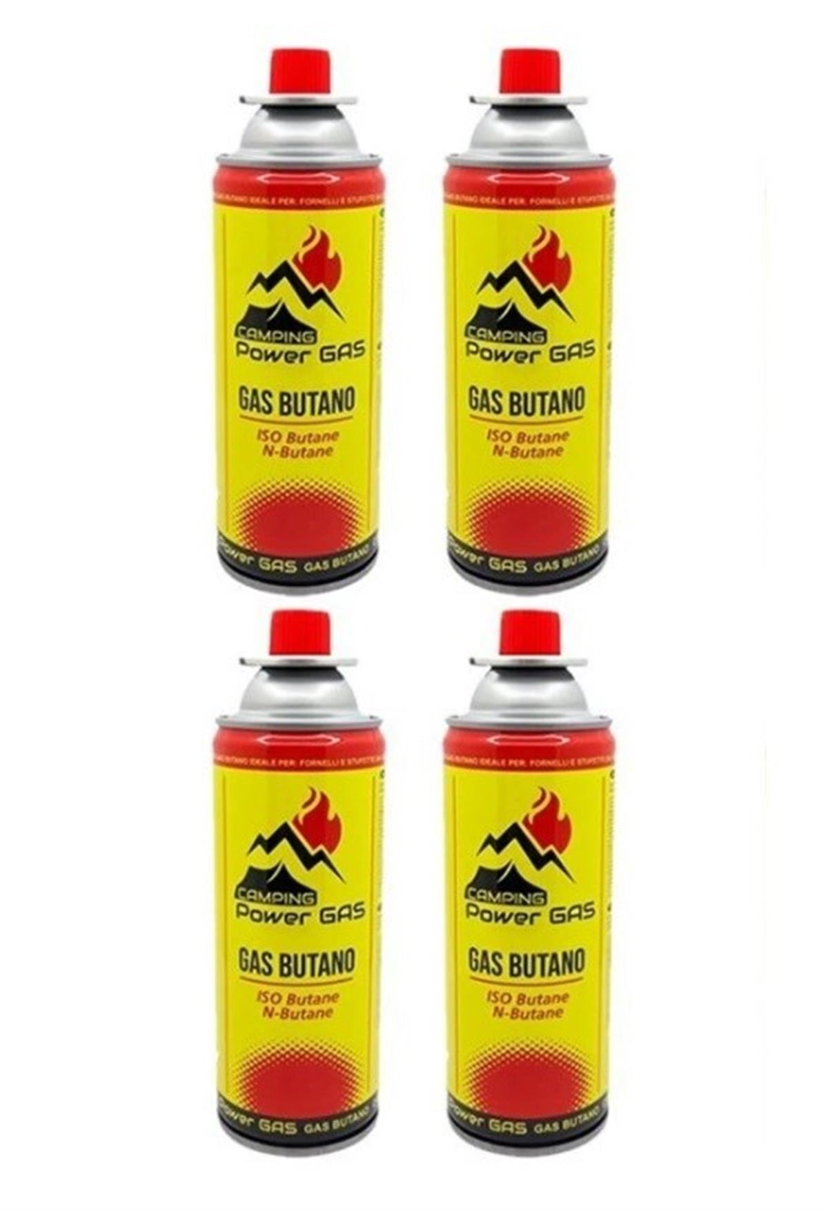 İtalya Üretim Kamp Gazı 227 Gr Kamp Gaz Kartuşu 4'lü Paket