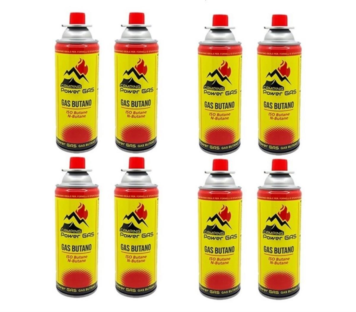 İtalya Üretim Kamp Gazı 227 Gr Kamp Gaz Kartuşu 8'li Paket