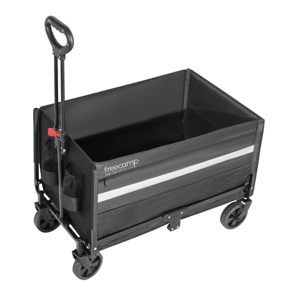 Katlanır Wagon Araba Kamp Arabası 100 Kg Taşıma Kapasiteli Outdoor Plaj Kamp Arabası