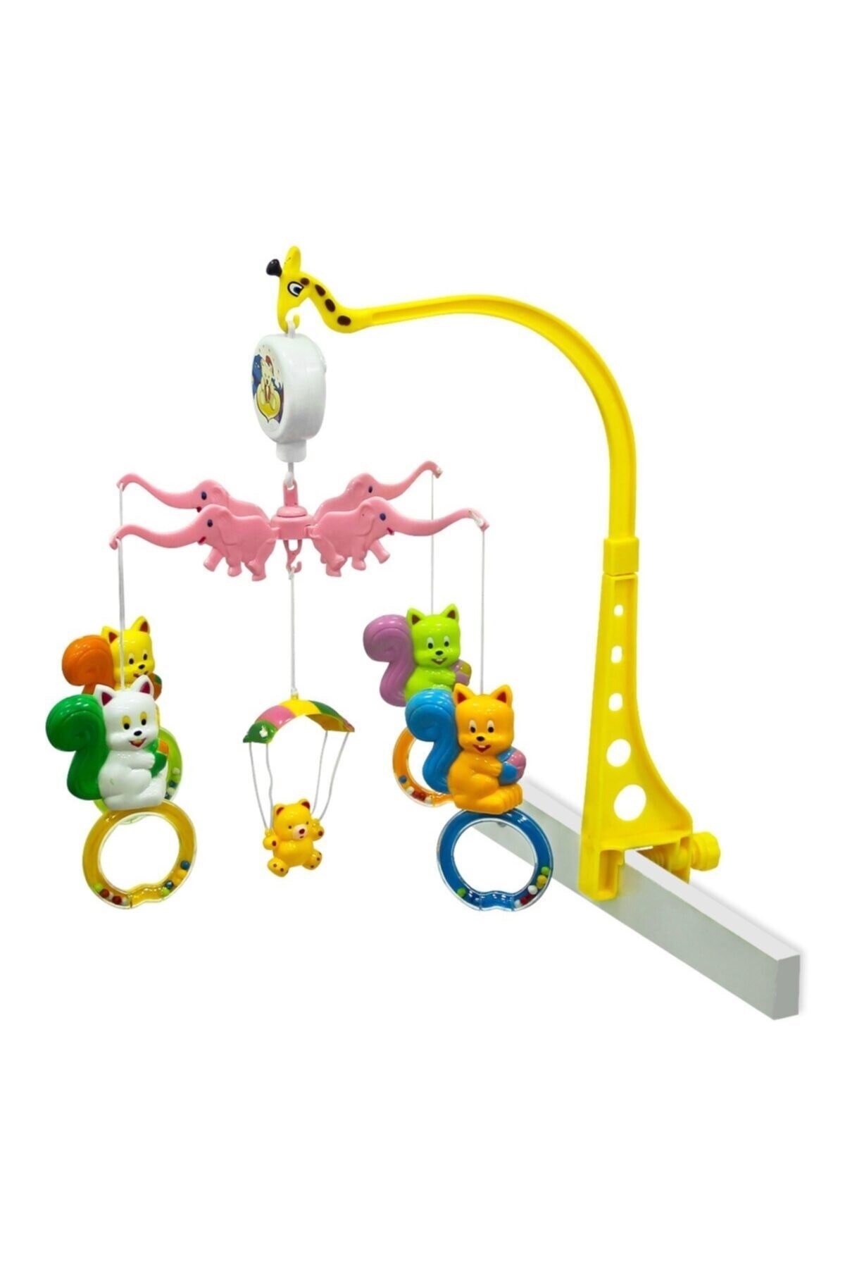 Kurmalı Müzikli Hayvan Figürlü Dönence Bebek Uyku Arkadaşı