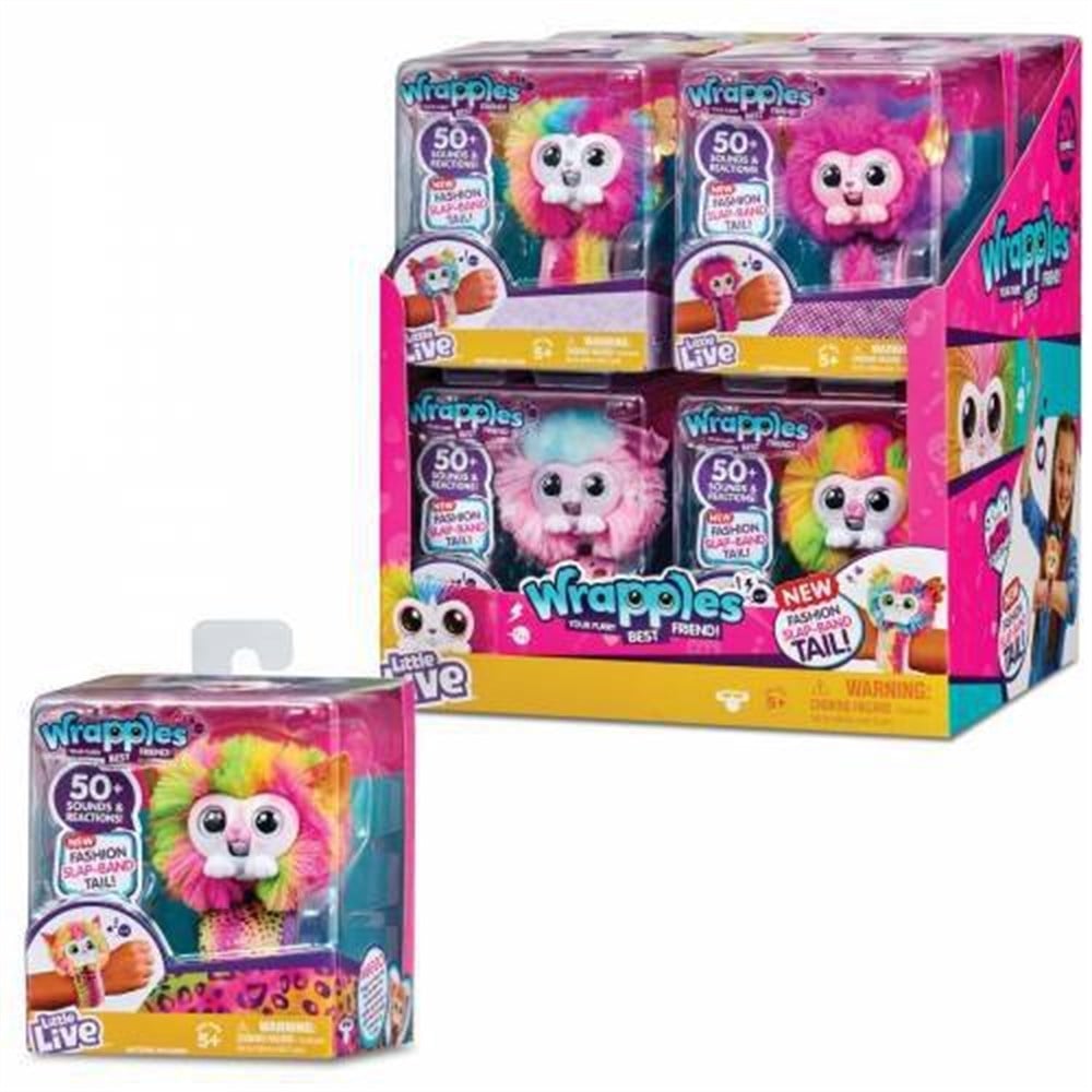 Little Live Wrapples S3 Peluş WRA05000 LL Wrapples CDU8-28887 /WRAPPLES