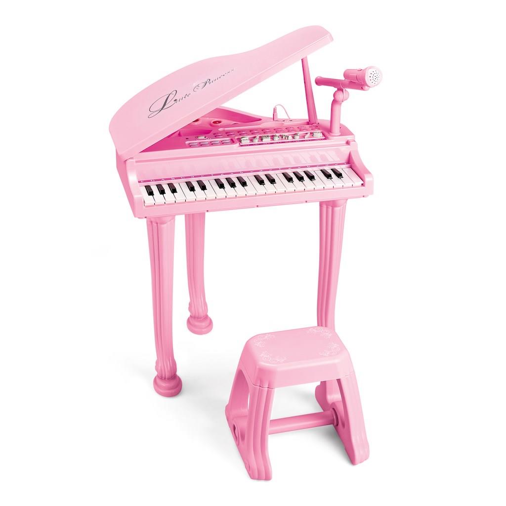 Mikrofonlu 37 Tuşlu Mp3 Çalar Pembe Piyano
