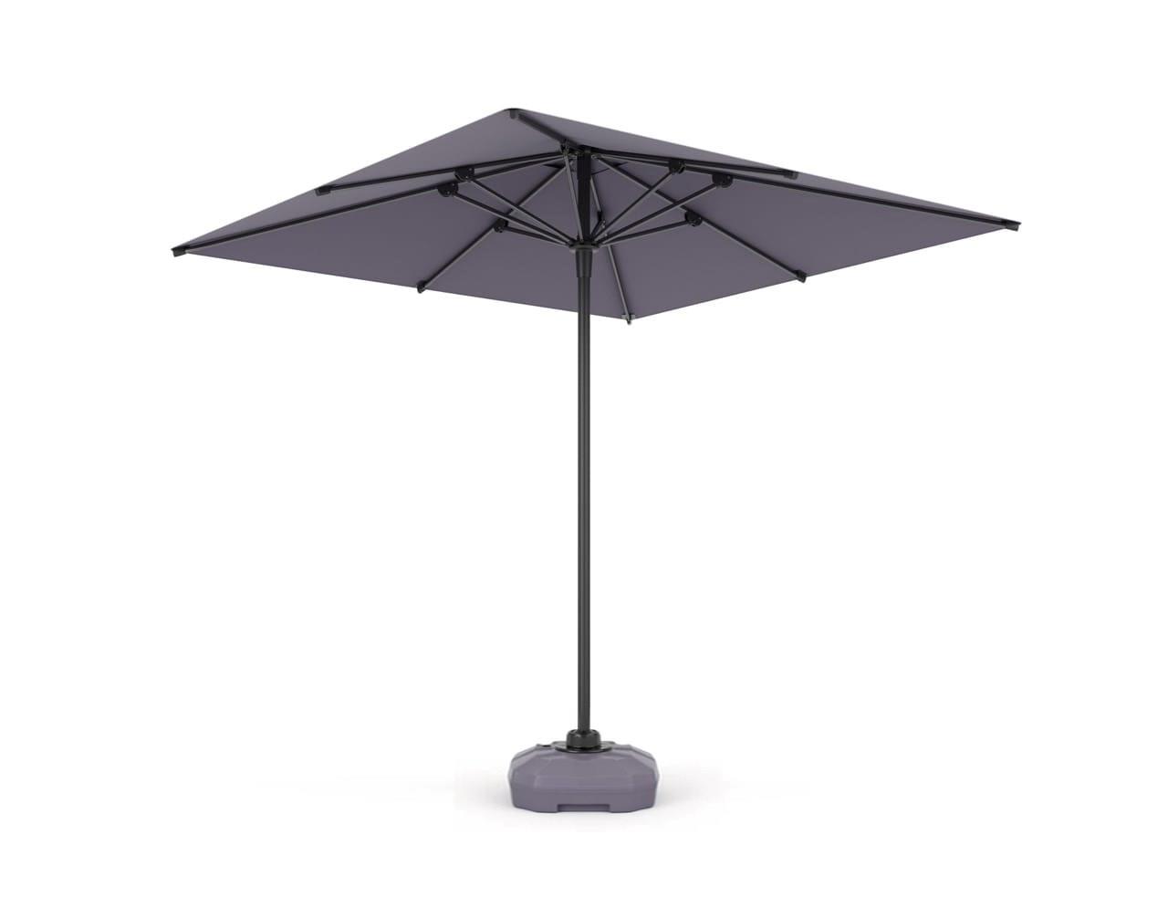 Mini Pro Push-up Sistemli Şemsiye 210x210 Bahçe Balkon Plaj Şemsiyesi Antrasit