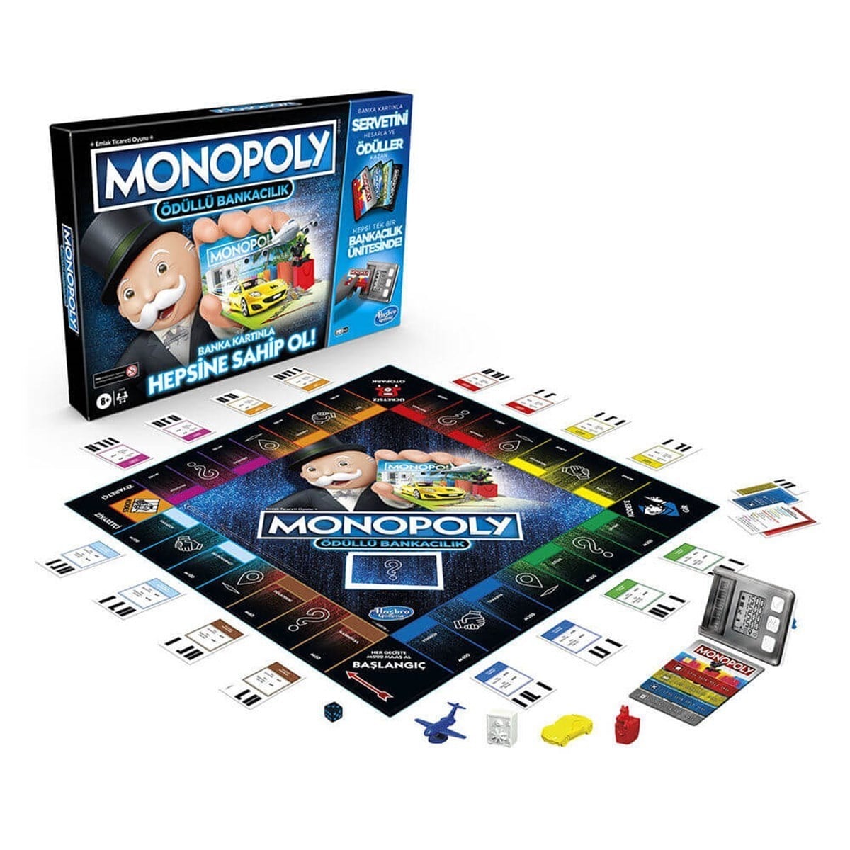 Monopoly Ödüllü Bankacılık Hasbro Gaming +8 yaş