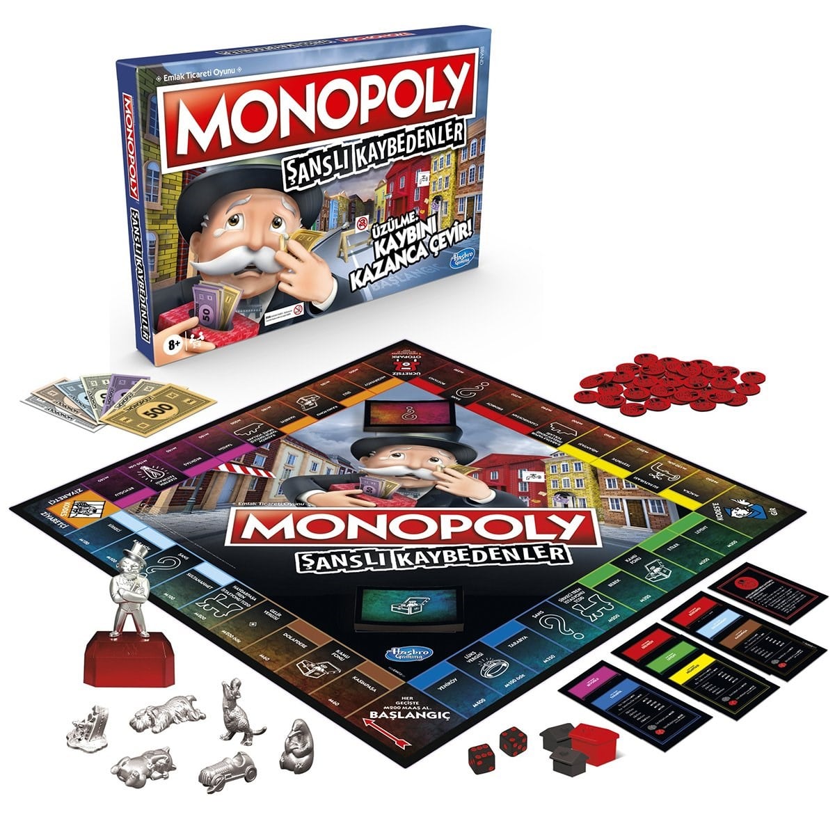 Monopoly Şanslı Kaybedenler Hasbro Gaming +8 Yaş
