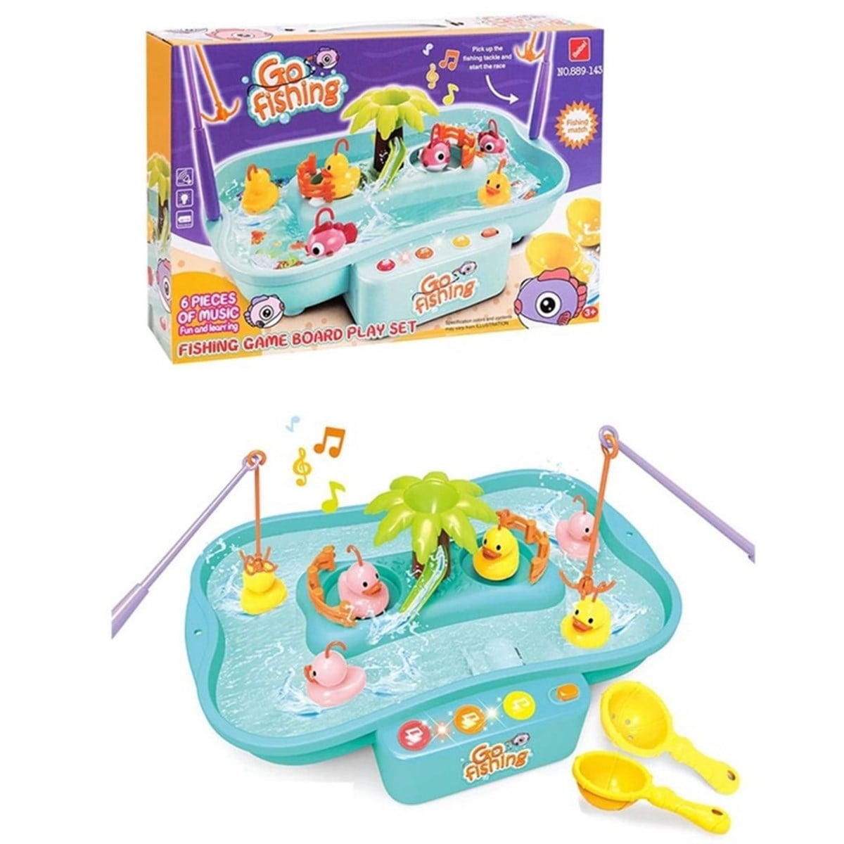 Müzikli Işıklı Go Fishing Pilli Ördek Yakalama Oyunu