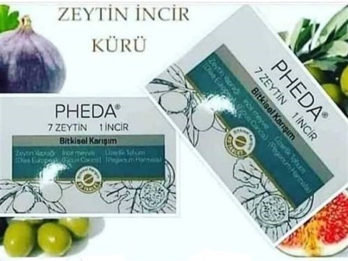 Pheda 7 Zeytin 1 İncir Bitkisel Karışım Destekleyici Gıda