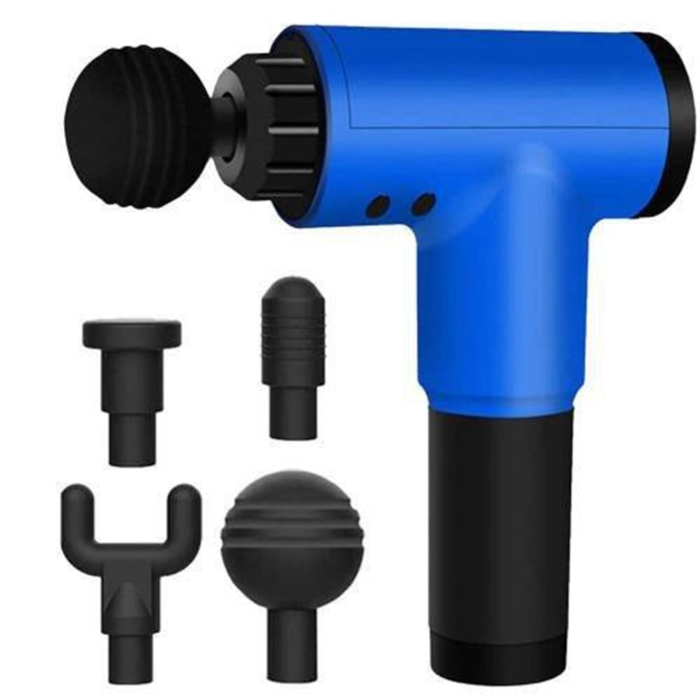 Relax Masaj Tabancası 4 başlıklı Titreşimli Yoğurmalı 6 fonksiyonlu