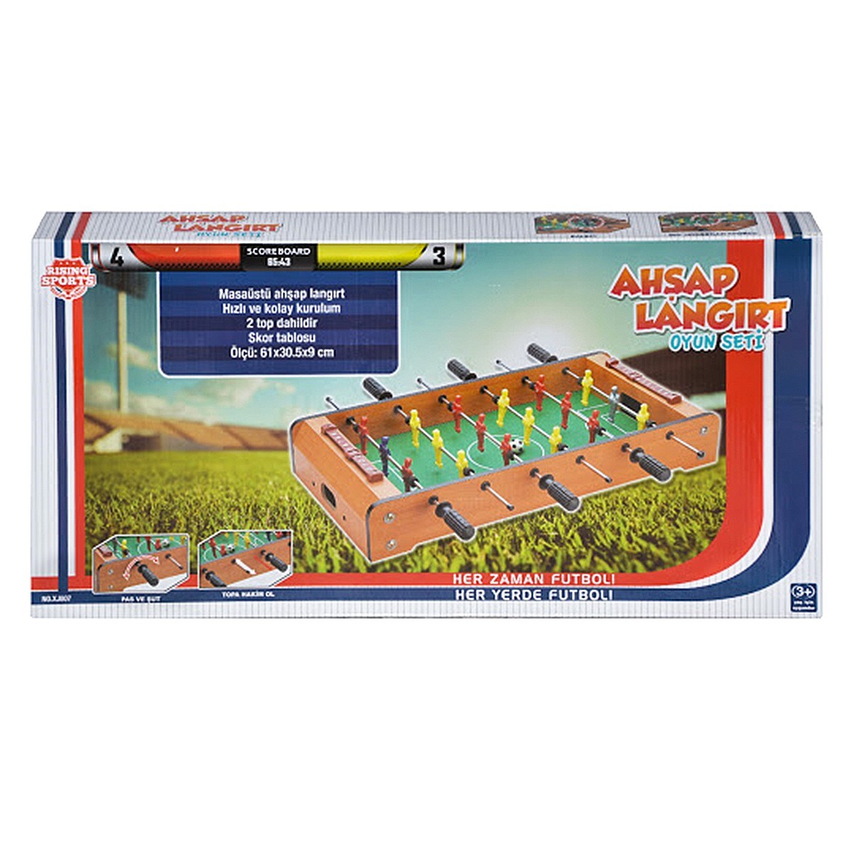 Rising Sport Ahşap Masa Üstü Langırt 61X30 Cm