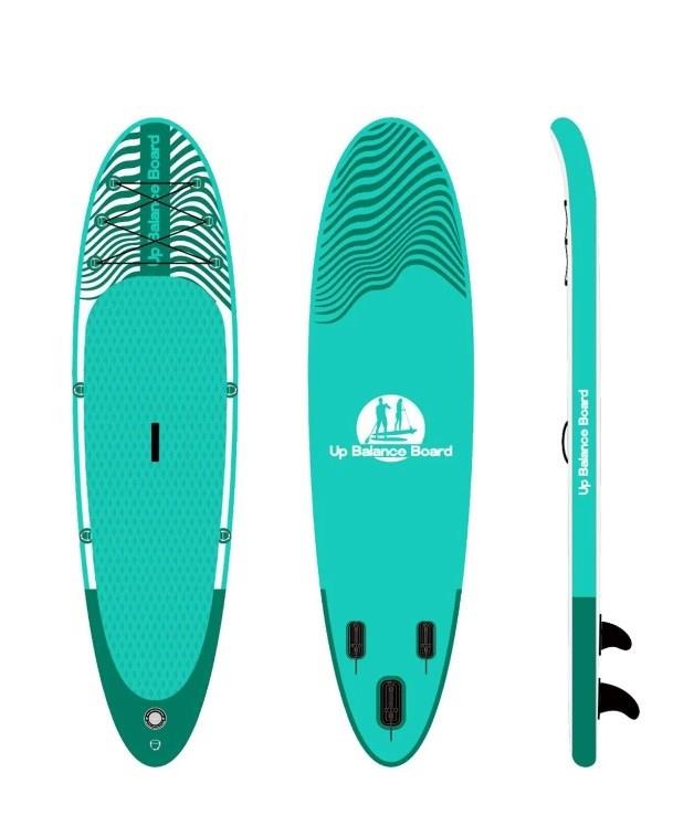 Şişme Sörf Tahtası Sup Board Stand Up Paddle Board 335X84X15 Cm Yeşil