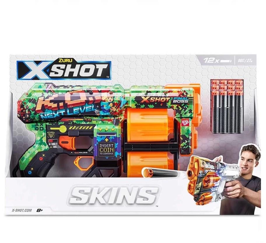 sünger Atan X-Shot Excel Skins Dread Blaster 12 Dartlı Oyuncak Silah