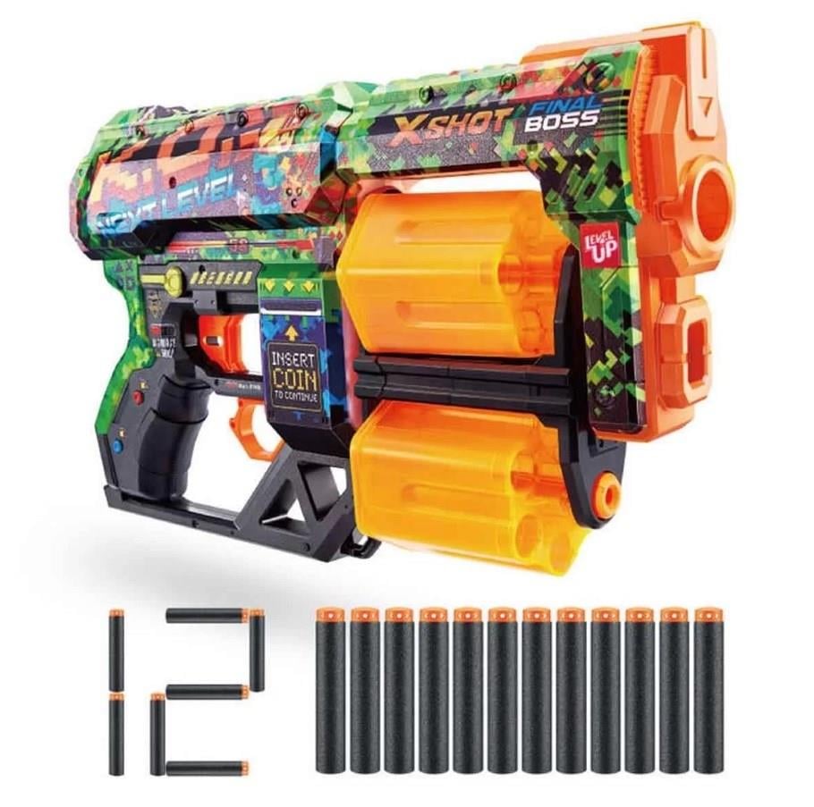 sünger Atan X-Shot Excel Skins Dread Blaster 12 Dartlı Oyuncak Silah