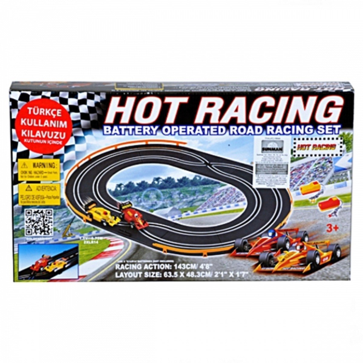 Sunman Hot Racing Pilli Yarış Pisti