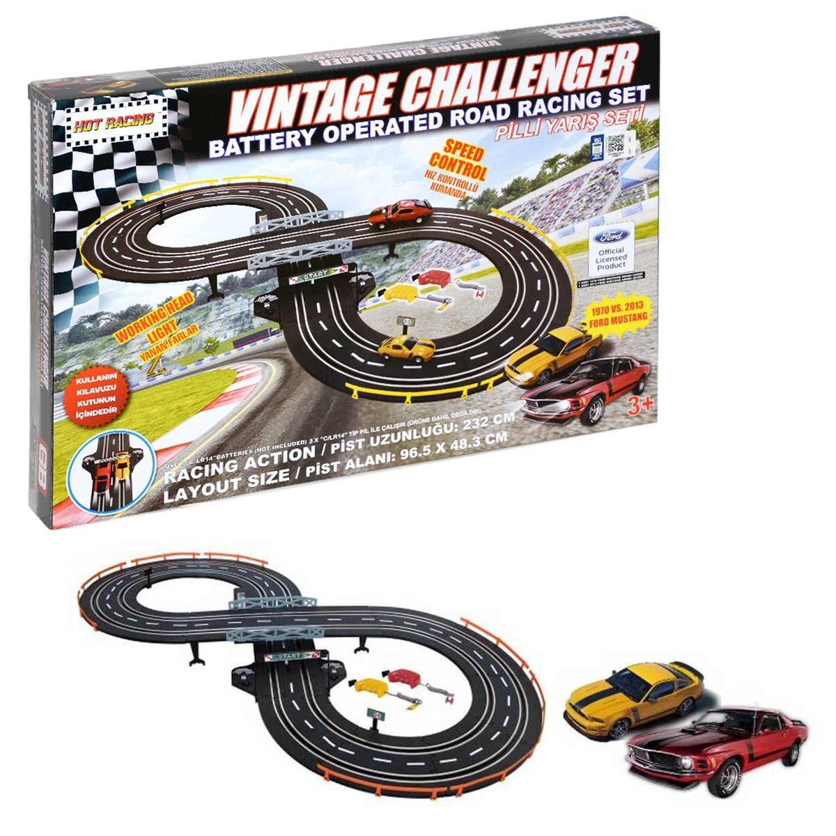 Sunman Vintage Challenger Işıklı Yarış Seti