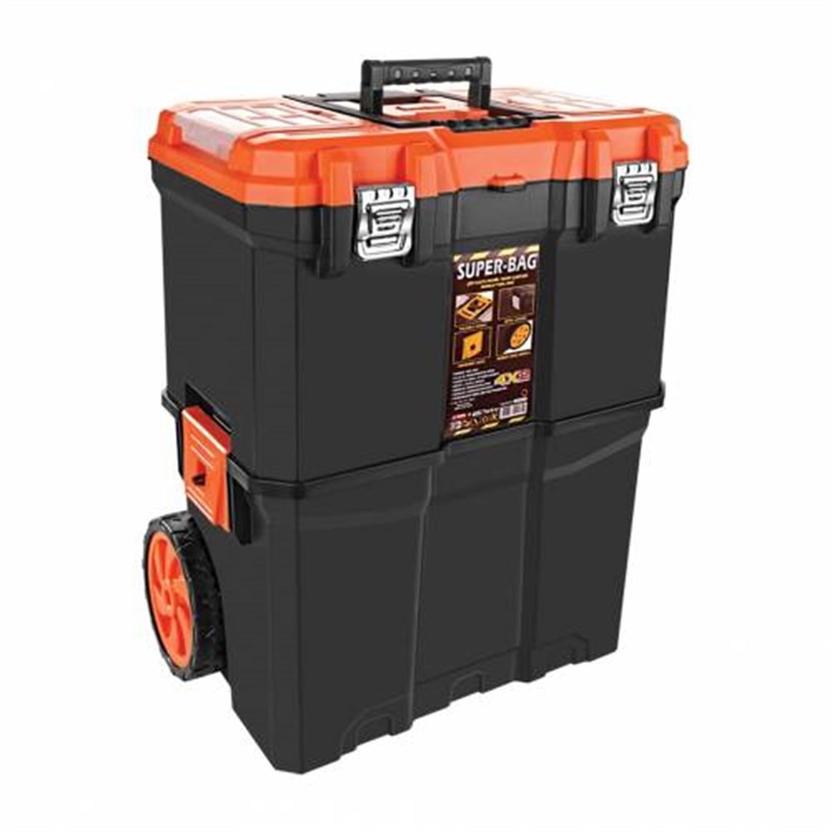 Super-Bag 5039 Büyük Tekerlekli Çift Katlı Teknisyen Takım Çantası