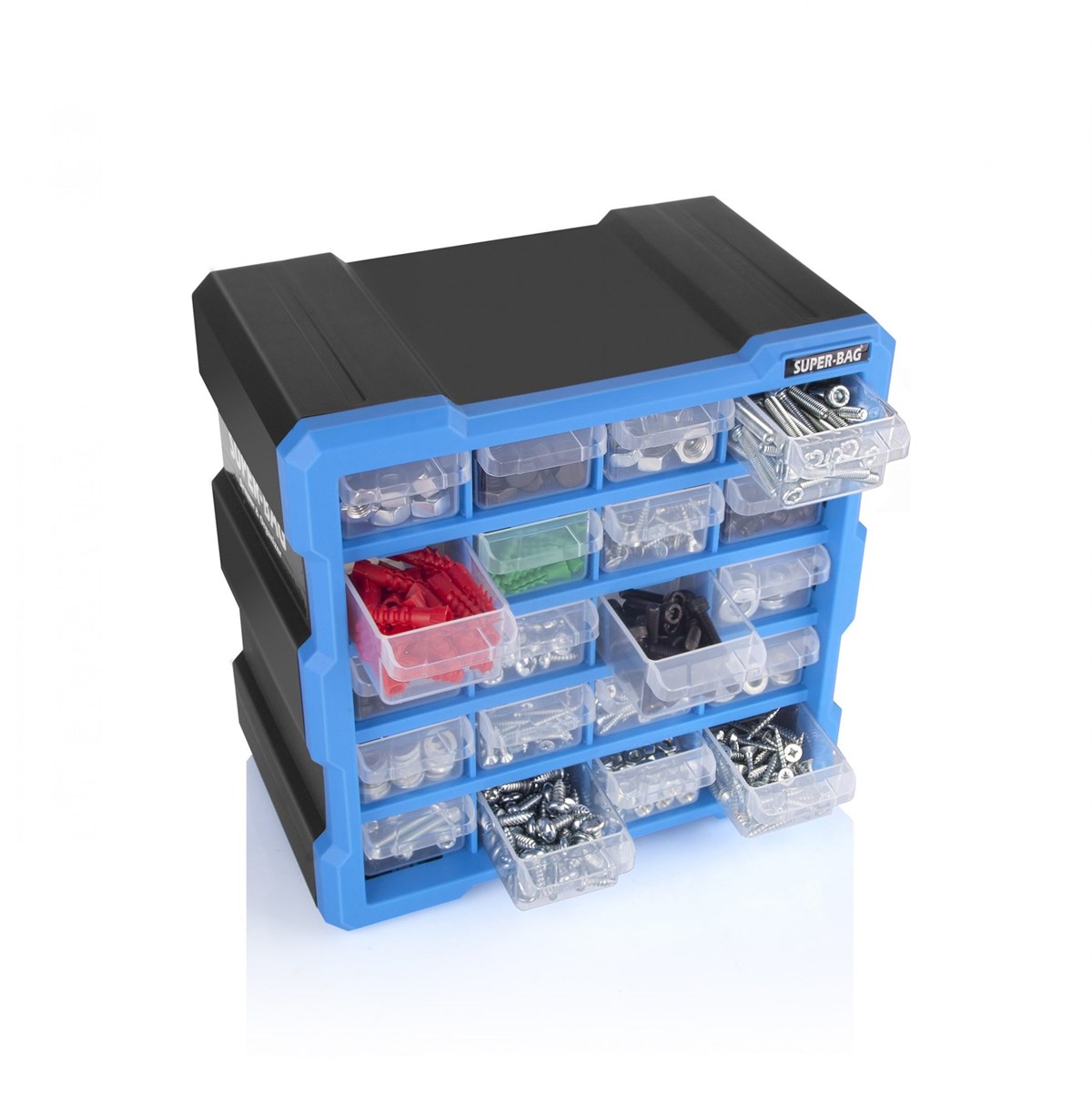 Super Bag ASR-6006 Monoblok 20 Çekmeceli Organizer Seti