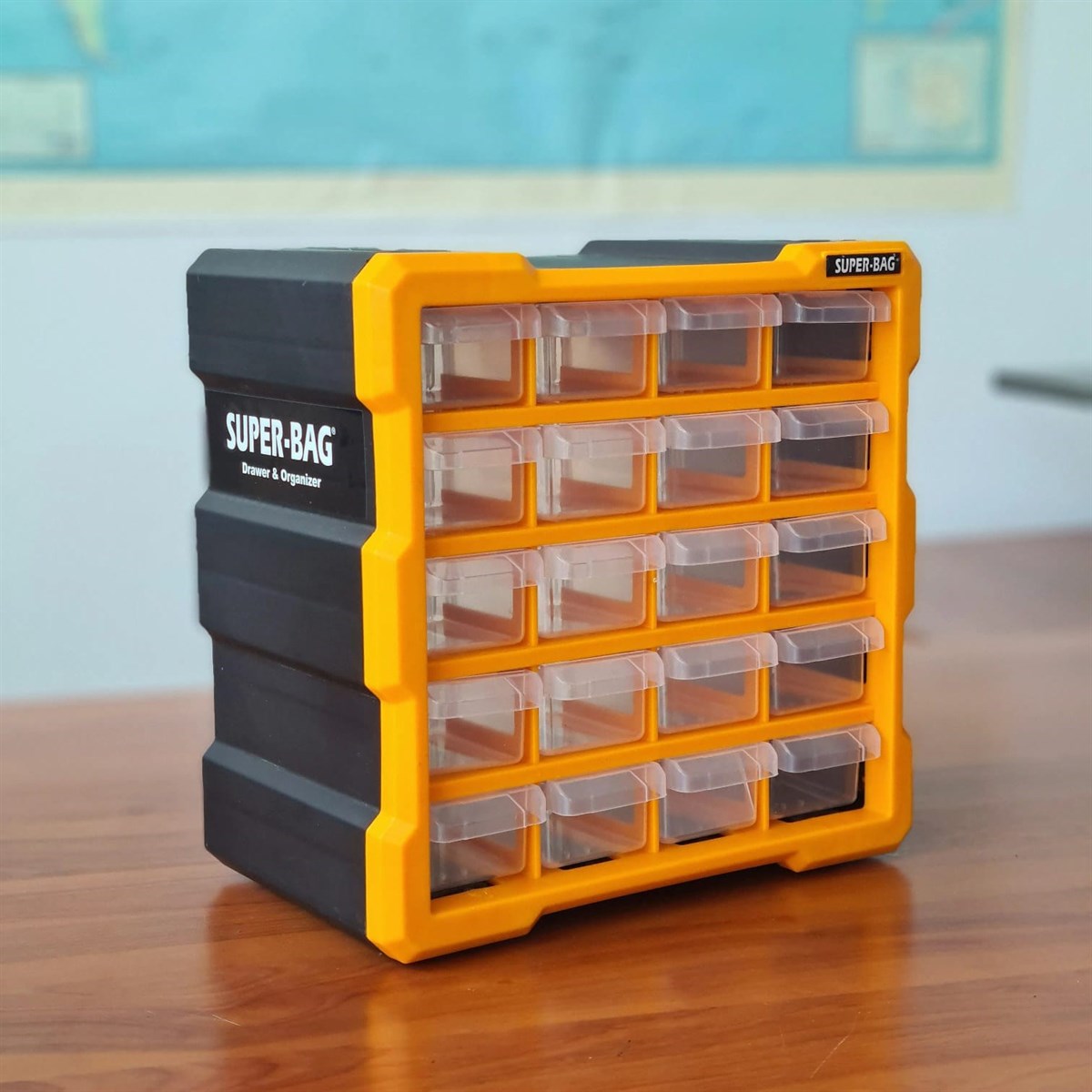 Super Bag ASR-6006 Monoblok 20 Çekmeceli Organizer Seti