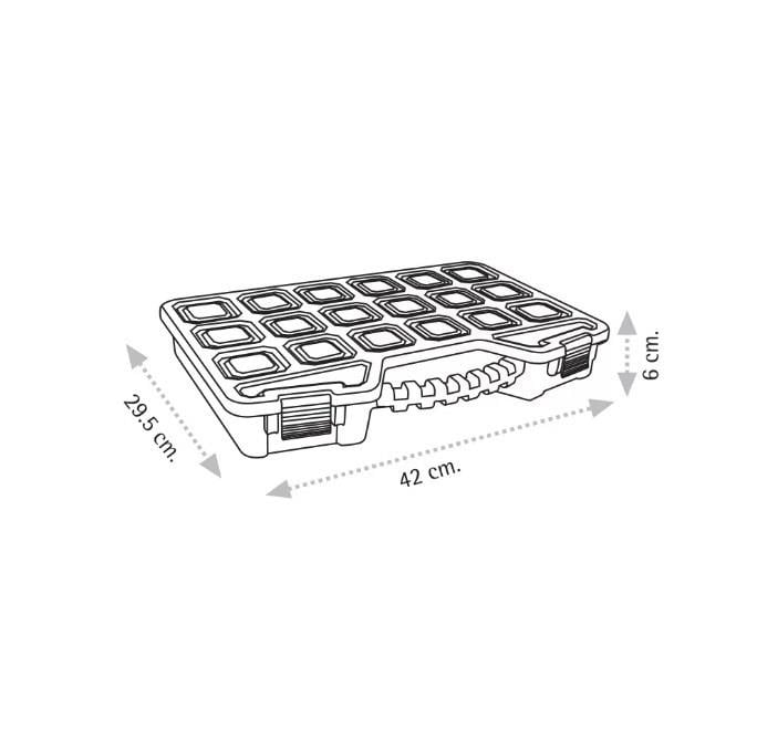 Super Bag Mega Organizer Takım Çantası Ayarlanabilir 18 Bölmeli Vida Kutusu