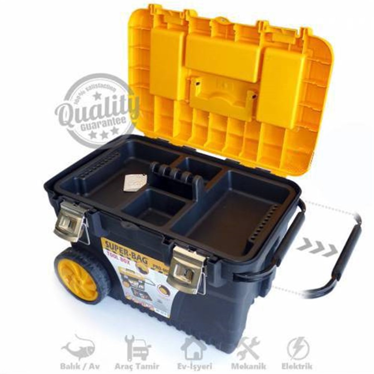 Super-Bag Pro Mobil Büyük Tekerlekli Takım Çantası