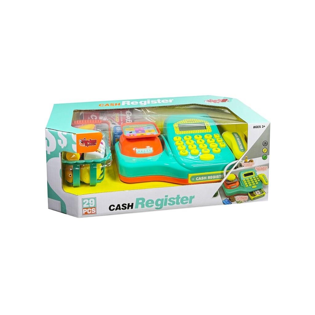 Terazili Işıklı Hesap Makineli Oyuncak Yazarkasa 29 Parça