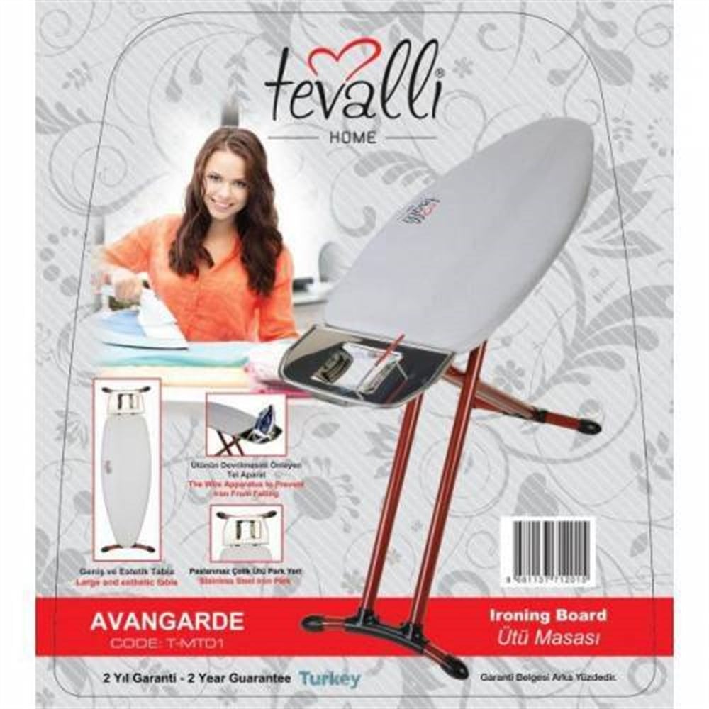 Tevalli T-MT01 Avangarde Ütü Masası 126x46 Cm