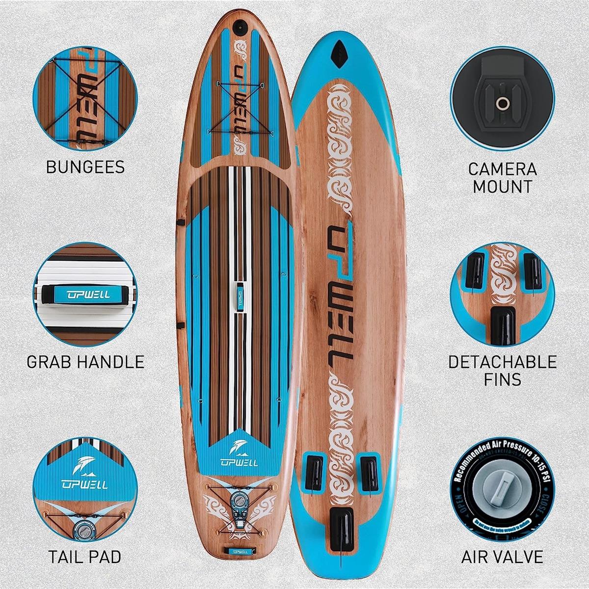 Upwell Sup-013 Şişme Sörf Tahtası Paddle Board 350 cm x 84 cm x 15 cm