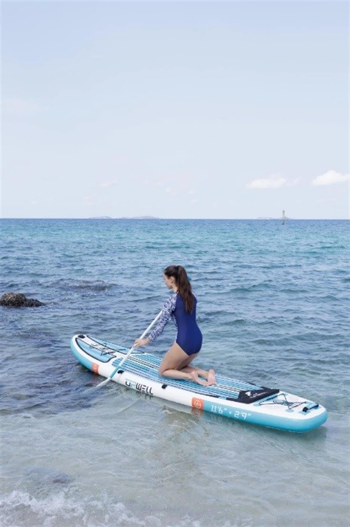 Upwell Sup-014 Şişme Sörf Tahtası Paddle Board 350 cm x 84 cm x 15 cm