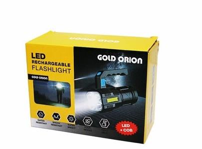 Usb Şarjlı 4lü Led El Feneri Su Geçirmez Kamp Lambası