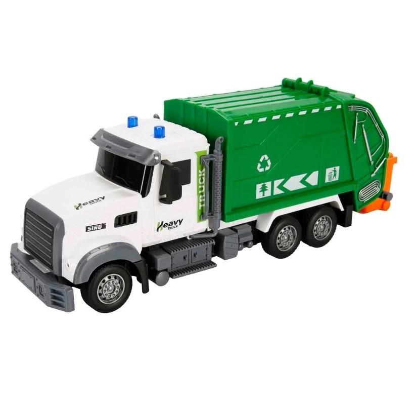 Uzaktan Kumandalı 1:12 Çöp Kamyonu Sesli Işıklı Oyuncak Kamyon 2.4 GHZ