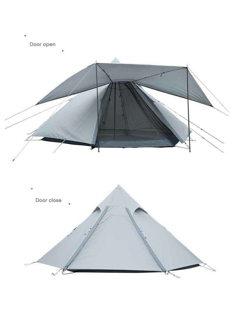 Wildland Ön Tenteli 2 Kapılı Mini Tipi 4 Kişilik Çadır Kamp Çadırı