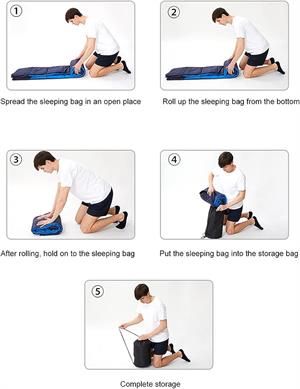 -5 Derece Uyku Tulumu 190 x 70 Cm Kamp Uyku Tulumu 1200 Gr Yeşil