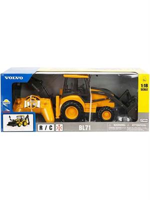 1:18 Uzaktan Kumandalı Volvo Kepçe Ful Fonksiyon Oyuncak İş Makinesi