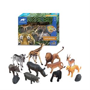 12 Parça Vahşi Hayvan Seti Eğitici Öğretici Doğa Seti Oyuncak Hayvan Seti