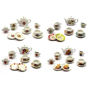 13 Parça Porselen Çay Seti Oyuncak Çay Seti
