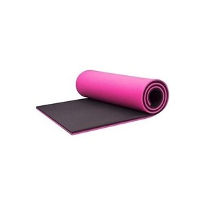 16 MM Pİlates Yoga Kamp Matı Taşıma Askılı Pembe Siyah