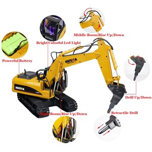 2.4 GHz Uzaktan Kumandalı Ekskavatör